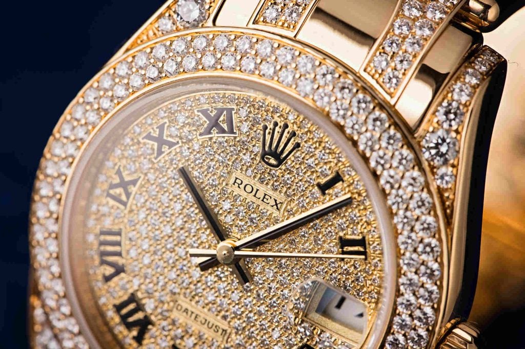 replica rolex datejust iced out diamond